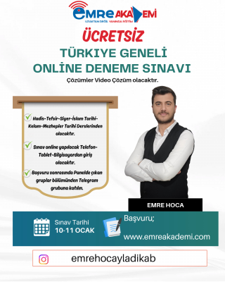 Ücretsiz Türkiye Geneli Deneme Sınavı