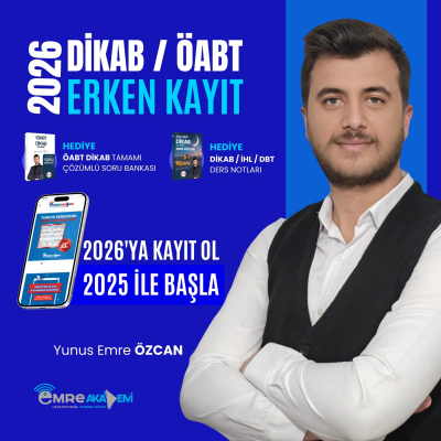 2026 DİKAB ÖABT (VİDEO DERS)